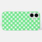 Coques Case-Mate iPhone En vichy verte (Verso (horizontal))