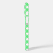 Coques Case-Mate iPhone En vichy verte (Verso / Gauche)