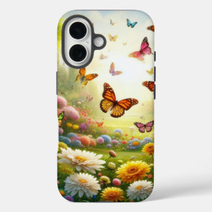 Coques iPhone 16 Enchanter le jardin des papillons