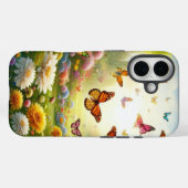 Coques Case-Mate iPhone Enchanter le jardin des papillons (Verso (horizontal))