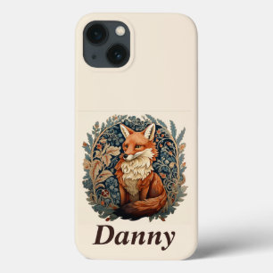 Case-Mate iPhone Case Enchanter le renard boisé avec un nom personnalisé