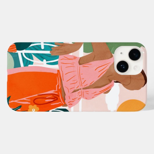 Coques Case-Mate iPhone Encore une journée chaude (Verso (horizontal))