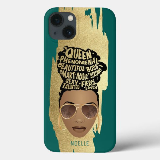 Coques Case-Mate iPhone Encourager les femmes noires, cheveux naturels, Tu (Verso)