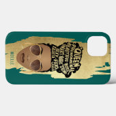 Coques Case-Mate iPhone Encourager les femmes noires, cheveux naturels, Tu (Verso (horizontal))