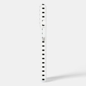 Coques Case-Mate iPhone Encourager les femmes noires, les Pois noirs et bl (Verso / Gauche)