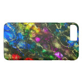 Coques Case-Mate iPhone Encre Abstraite psychédélique (Dos (Horizontal))