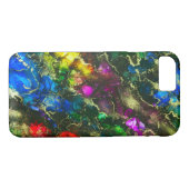 Coques Case-Mate iPhone Encre Abstraite psychédélique (Dos (Horizontal))