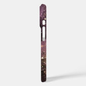 Coques Case-Mate iPhone Encre alcoolique violette et or de luxe (Verso / Gauche)
