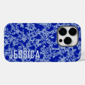 Coques Case-Mate iPhone Encre bleue sur le ciel bleu Simple Moderne (Verso (horizontal))
