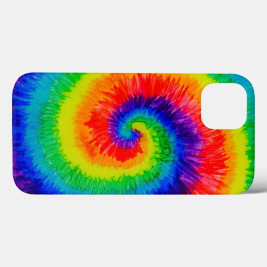 Coques Case-Mate iPhone Encre d'alcool à Cravate arc-en-ciel (Verso (horizontal))