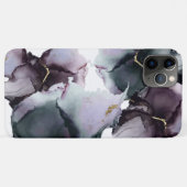 Coques Case-Mate iPhone Encre d'alcool Abstraite Dusty Turquoise Lilac Dus (Dos (Horizontal))