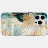 Coques Case-Mate iPhone Encre d'alcool Abstraite unique (Verso (horizontal))