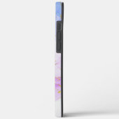 Coques Case-Mate iPhone encre d'alcool rose, violet, bleu (Verso / Gauche)