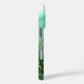 Coques Case-Mate iPhone Encre d'alcool vert Sacramento personnalisable (Verso / Droite)