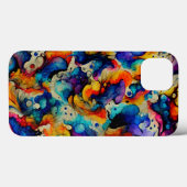 Coques Case-Mate iPhone Encre liquide colorée Abstraction (Verso (horizontal))