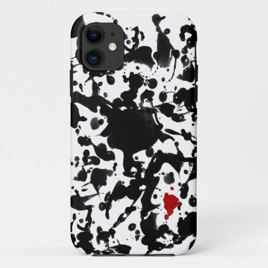 COQUES Case-Mate iPhone ENCRE NOIRE (Dos)
