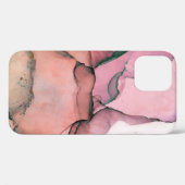 Coques Case-Mate iPhone Encre, peinture, abstraite. Fermeture du tableau. (Verso (horizontal))