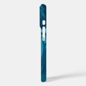 Coques Case-Mate iPhone Énergie Bleue Liquide – Conception de Flux Abstrai (Verso / Gauche)