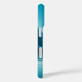 Coques Case-Mate iPhone Énergie Bleue Liquide – Conception de Flux Abstrai (Verso / Droite)