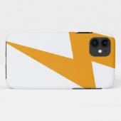 Coques Case-Mate iPhone Énergie de Tonnerre Imprimé Jaune (Dos (Horizontal))