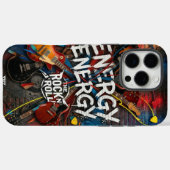 Coques Case-Mate iPhone Énergie Déchaînée : Graffiti Rock 'n' Roll (Verso (horizontal))