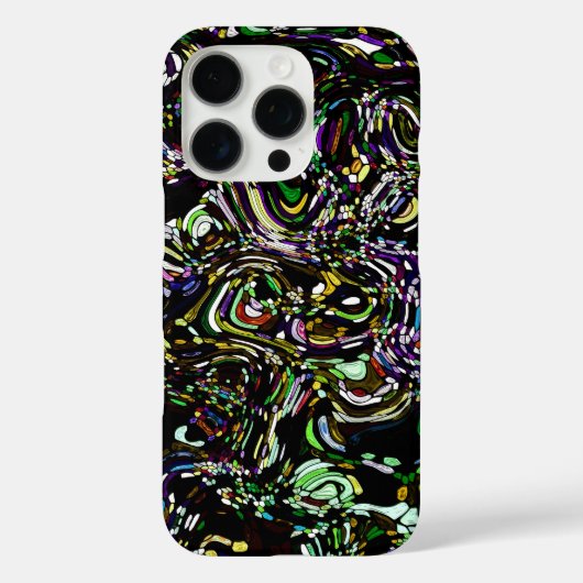 Coques Case-Mate iPhone Energie hypnotique de tourbillon vert (Verso)