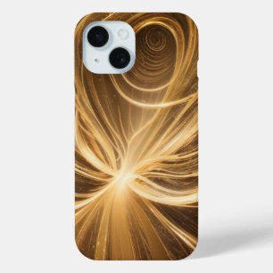 Coque Pour iPhone 15 Énergie lumineuse Abstraite et spirale cosmique
