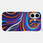 Coques Case-Mate iPhone Énergie radiée (Verso (horizontal))