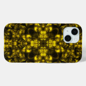 Coques Case-Mate iPhone Énergie sacrée dorée Art fractal (Verso (horizontal))