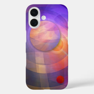 Coques iPhone 16 Énergie solaire, abstraite artistique