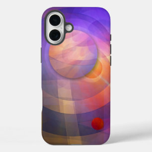 Coques iPhone 16 Plus Énergie solaire, abstraite artistique