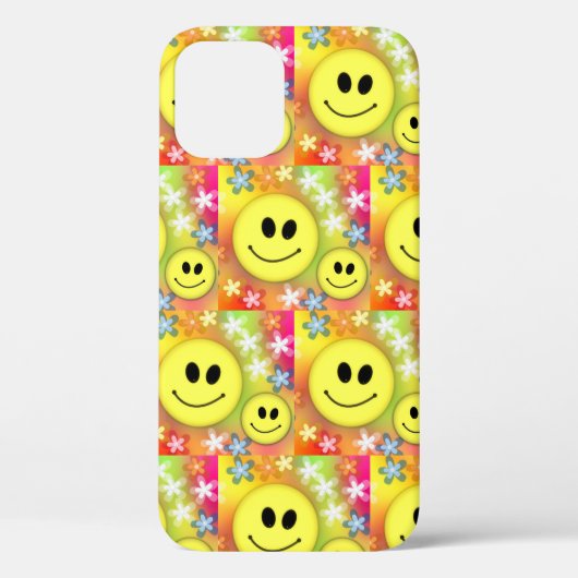 Coques Case-Mate iPhone Enfant indie, esthétique, sourire face Motif Y2K (Verso)
