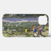 Coques Case-Mate iPhone Enfants et mouettes Looe 2013 (Verso (horizontal))