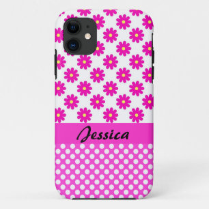 Coques Pour iPhone Enfants nommés Girly roses