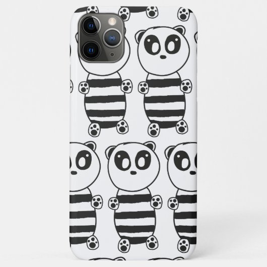 Coques Case-Mate iPhone Enfants Panda (Dos)