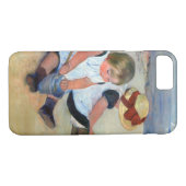Coques Case-Mate iPhone Enfants sur la plage, Cassatt (Dos (Horizontal))