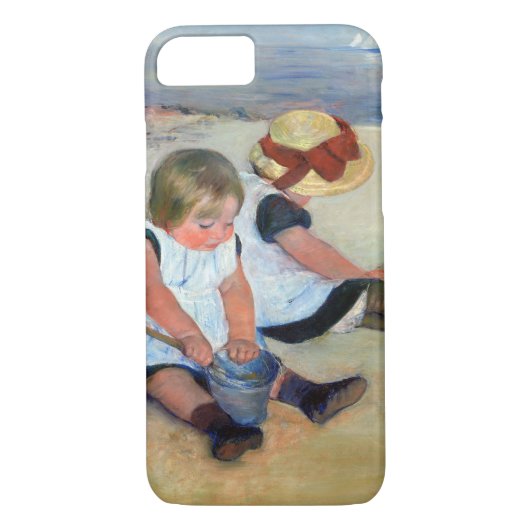 Coques Case-Mate iPhone Enfants sur la plage, Cassatt (Dos)