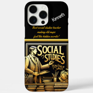 Coques iPhone 16 Pro Max Engager un enseignant dans les études sociales