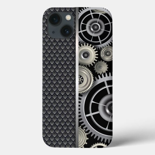 Coques Case-Mate iPhone Engins mécaniques et Motif de maillage (Verso)