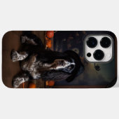 Coques Case-Mate iPhone English Cocker Spaniel Citrouilles Halloween Épouv (Verso (horizontal))