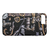 Coques Case-Mate iPhone Engrenages et jauges à vapeur (Dos (Horizontal))