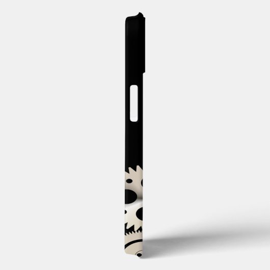 Coques Case-Mate iPhone Engrenages industriels en noir et gris (Verso / Droite)