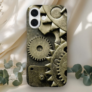 Coques iPhone 16 Engrenages Mécaniques Antiques Virils