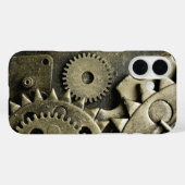 Coques Case-Mate iPhone Engrenages Mécaniques Antiques Virils (Verso (horizontal))