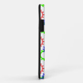 Coques Case-Mate iPhone Engrenages rouges, verts et bleus (Dos/Droite)