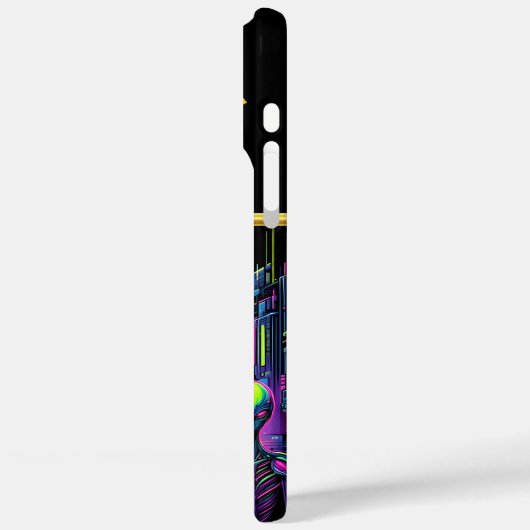 Coques Case-Mate iPhone Énigmatique figure extraterrestre (Verso / Gauche)