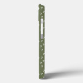 Coques Case-Mate iPhone Énigme point d'interrogation puzzle olive vert Ca (Verso / Gauche)
