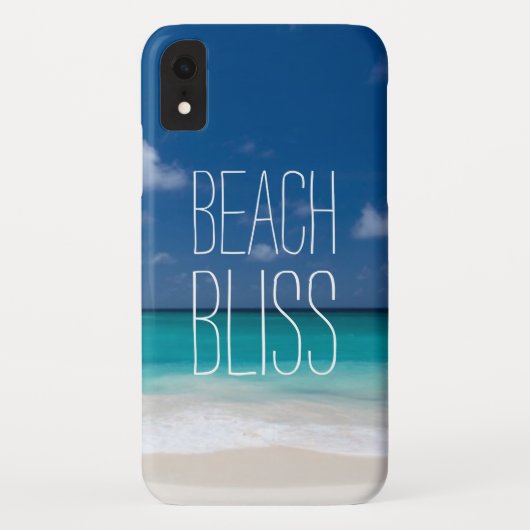 Coques Case-Mate iPhone Énonciation de motivation de plage tropicale de (Dos)