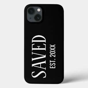 Case-Mate iPhone Case Enregistré Établissement Casquettes noires Christi