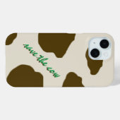 COQUES Case-Mate iPhone ENREGISTRER LA VACHE (Verso (horizontal))